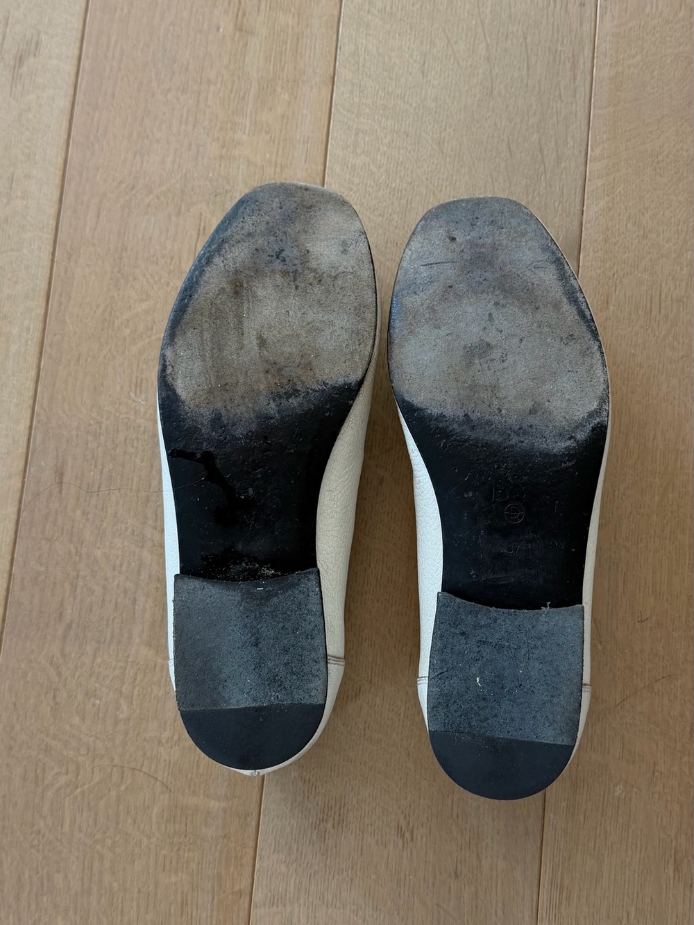 The Row White Leather Loafers for Women，Size 37 - Picture 4 of 5
